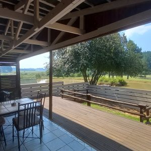 The Kingfisher Country Lodge Chalet View