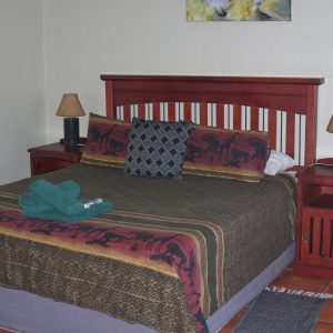 The Kingfisher Country Lodge Chalet Bedroom